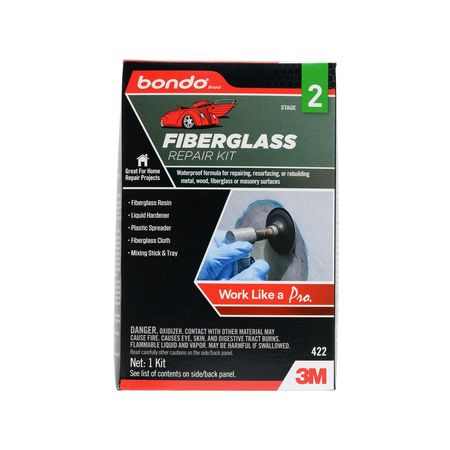 BONDO BondoFiberglass Res"Repair Kit, 00422, PK6 422