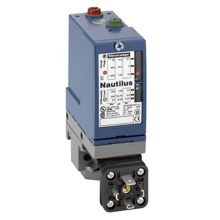 TELEMECANIQUE SENSORS Pressure Switch, 1 C/O, Regulation between 2 thresholds Action XMLB300D2C11