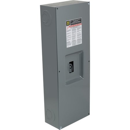 SQUARE D Circuit breaker enclosure, PowerPacT Q, steel, 100A to 225A, 2 or 3 pole, NEMA 1, surface mount Q23225NSC