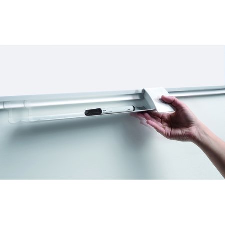 Mastervision 24"x36" Magnetic Steel Whiteboard, Aluminum Frame MA0594830