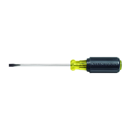 KLEIN TOOLS General Purpose Slotted Screwdriver 3/16 in Round 601-4