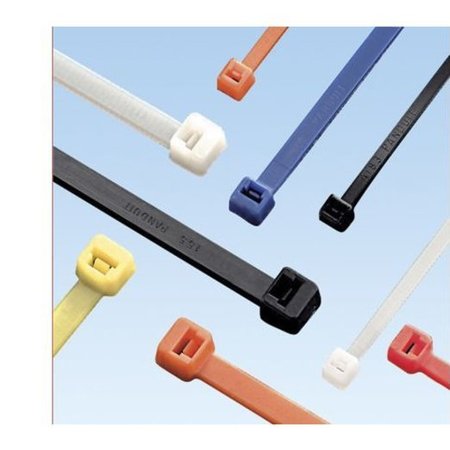 Panduit Cable Tie, 3.9"L, Nylon, Blue, PK1000 PLT1M-M6