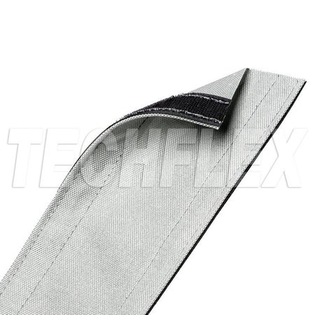 TECHFLEX Dura Race 4", Gray Fastens to Carpets DRN4.00GY