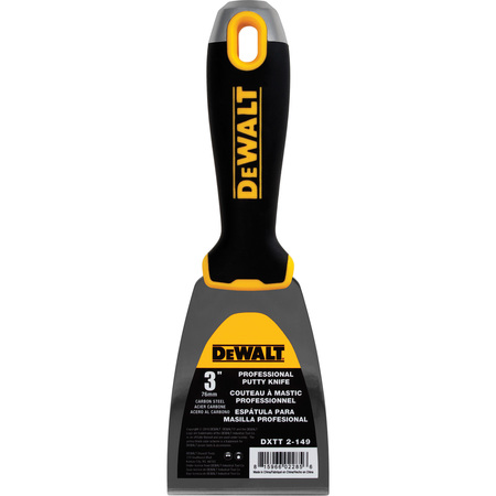 DEWALT Putty Knife, CS, Soft Grip Handle, 3 DXTT-2-149