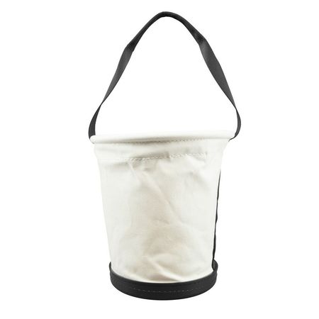 Klein Tools Bucket Bag, Natural, #6 Canvas, 0 Pockets 5113