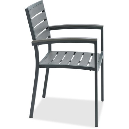Kfi Eveleen Outdoor Arm Chair, Grey 5601-GY