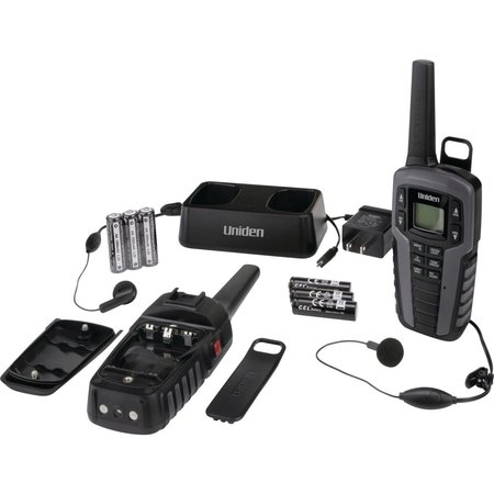 Uniden Portable Two Way Radios, Analog, PR SX377-2CKHS