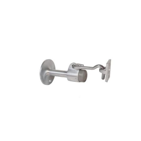 TRIMCO Base Stop and Holder with Combo Pack Trimco Made Satin Chrome 1207--TM.626