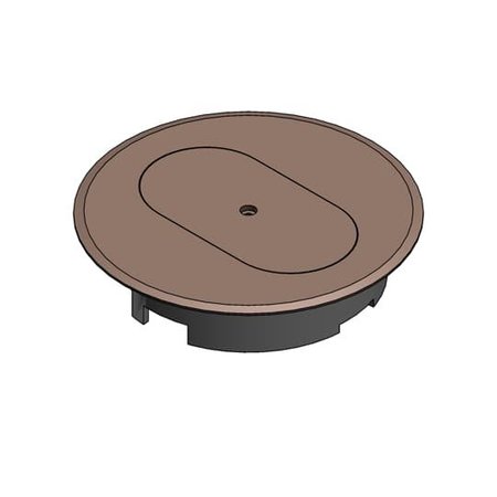 CARLON Electrical Box Cover, Round, Non-Metallic E97DSC