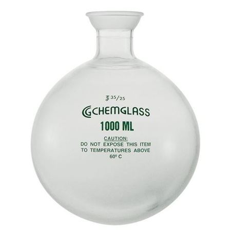 CHEMGLASS Round Bottom Flask, 1000mL CG-1508-P-34