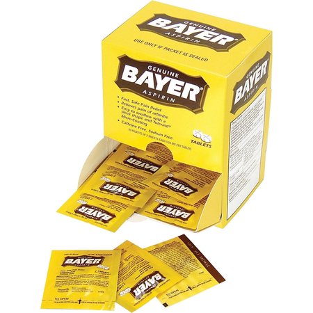 Bayer Aspirin, Tablet, 50 x 2, Packet, 325mg 12408