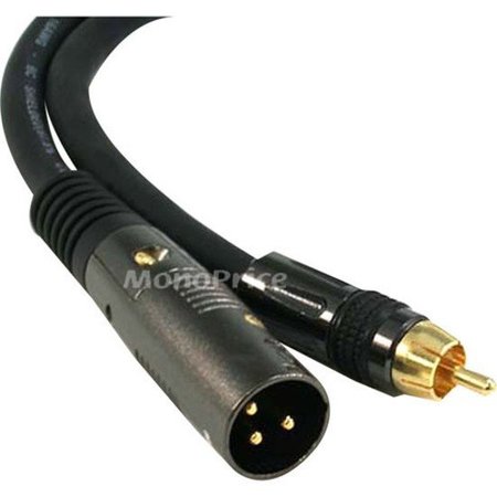 Monoprice Xlr M To Rca M 16AWG Cable, 10 ft. 4778