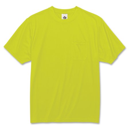 Glowear By Ergodyne High Visibility T-Shirt, XL, Lime 8089