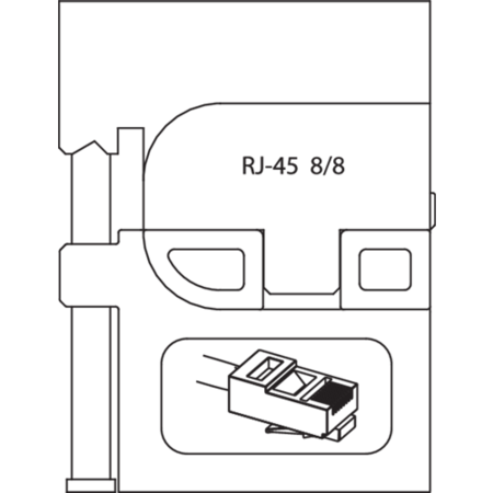GEDORE Module Insert For Modular Plugs, Depth: 30mm 8140-16