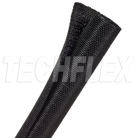 TECHFLEX Woven Wrap, F6, 3/4", Black, 50' L F6W0.75BK