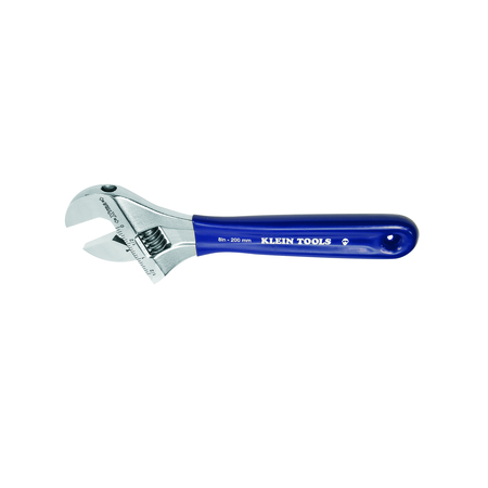 Klein Tools Adjustable Wrench, Extra-Wide Jaw, 8-Inch D509-8