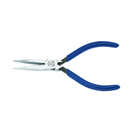 KLEIN TOOLS 5 5/8 in Needle Nose Plier Plastic Dipped Handle D327-51/2C