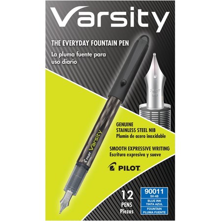 Pilot Pen, Fountain, Varsity, Med, Be 90011