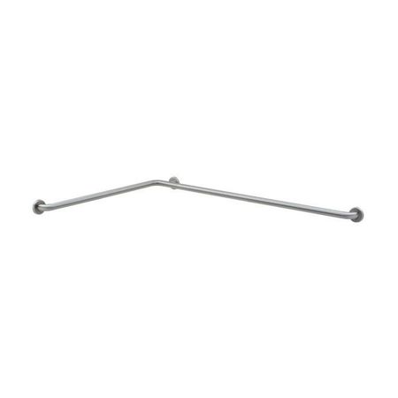 BOBRICK 39-7/8" L, Horizontal, Stainless Steel, B68137 Satin Stainless Steel Grab Bar B68137