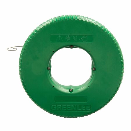 Greenlee Steel Fish Tape, Shape Flat, 1/8" dia FTXS-125