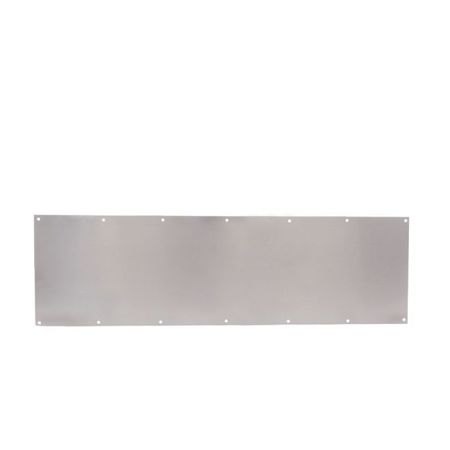 TRIMCO Kick Plate with Counter Sink Holes Satin Stainless Steel 10"x34" 10X34-CSK.630