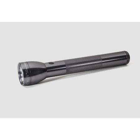 Maglite Gray No Led Industrial Handheld Flashlight, Alkaline D, 625 lm ML300L-S3096K