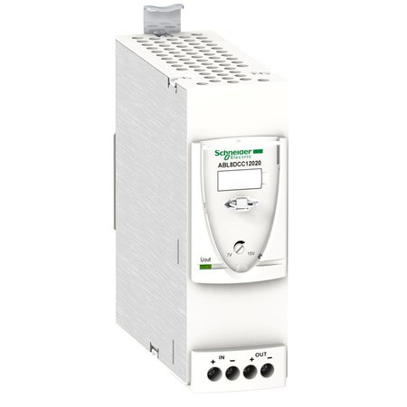 SCHNEIDER ELECTRIC Converter module, modicon, 24W, 24 to 28.8V DC, 12V DC, 2A, for regulated SMPS ABL8DCC12020
