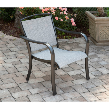 Hanover Foxhill 3-Piece Commercial-Grade Patio Seating Set FOXHILL3PC-GRY