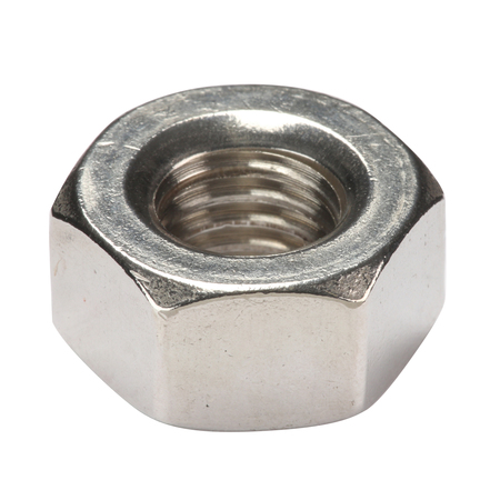 Zoro Select Heavy Hex Nut, 1/2"-13, 316 Stainless Steel, Not Graded, Plain, 31/64 in Ht, 25 PK U55081.050.0001
