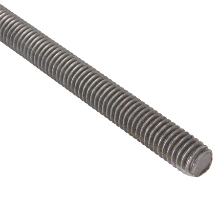 Zoro Select Fully Threaded Rod, 3/8"-16, 10 ft, Steel, Grade A, Plain Finish U20200.037.8888