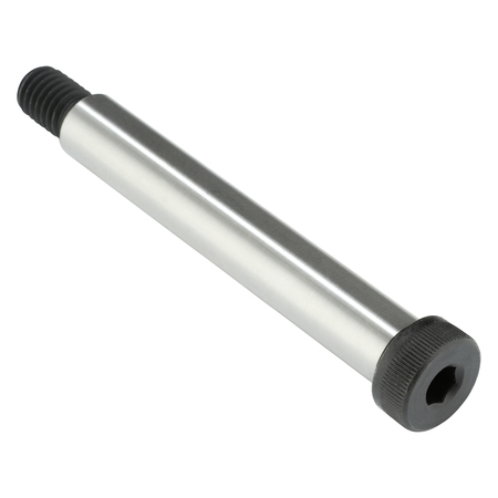 Zoro Select Shoulder Screw, 1/2"-13 Thr Sz, 3/4 in Thr Lg, 4 in Shoulder Lg, Alloy Steel U07111.062.0400