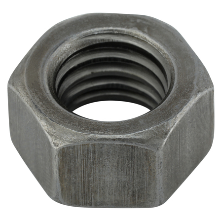 ZORO SELECT Hex Nut, 1/2"-13, Steel, Grade 5, Black Oxide, 7/16 in Ht, 50 PK U01100.050.0001