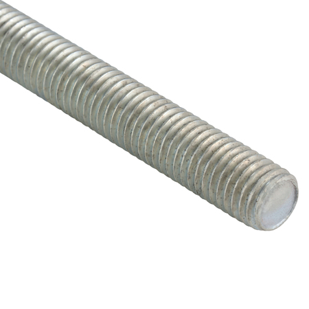 Zoro Select Fully Threaded Rod, 5/8"-11, 3 ft, Steel, Grade A, Zinc Plated Finish U20300.062.3600