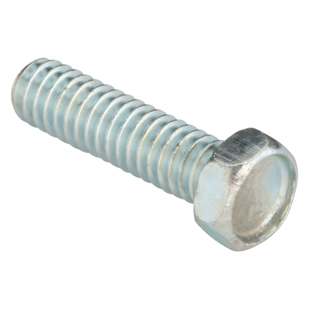 Zoro Select #8-32 x 5/8 in Hex Hex Machine Screw, Zinc Plated Steel, 100 PK 575672-PG