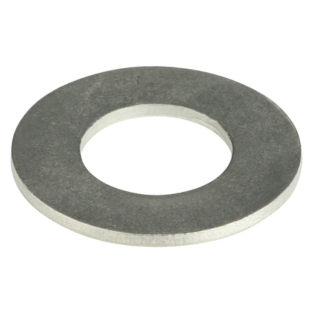 Zoro Select Flat Washer, Fits Bolt Size 5/8" , Stainless Steel Plain Finish, 25 PK U55205.062.0001