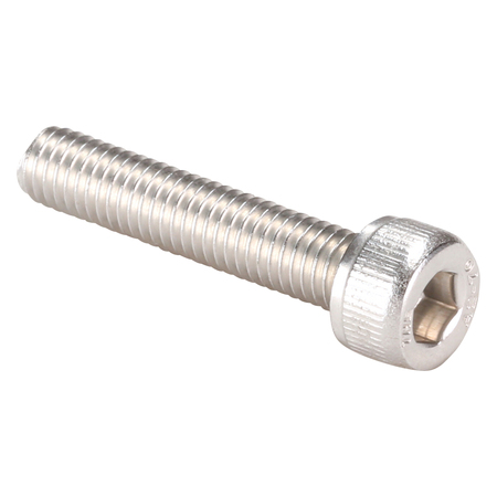 Zoro Select M5-0.80 Socket Head Cap Screw, Plain Stainless Steel, 25 mm Length, 50 PK M51050.050.0025