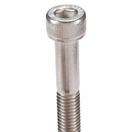 Zoro Select M8-1.25 Socket Head Cap Screw, Plain Stainless Steel, 50 mm Length, 50 PK M51050.080.0050