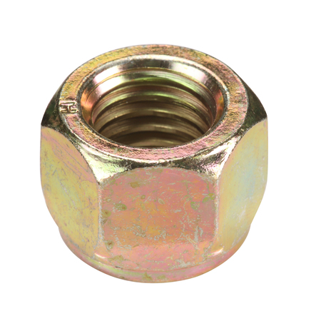 Zoro Select Nylon Insert Lock Nut, 5/8"-11, Steel, Grade 8, Yellow Zinc, 49/64 in Ht, 10 PK U12450.062.0001
