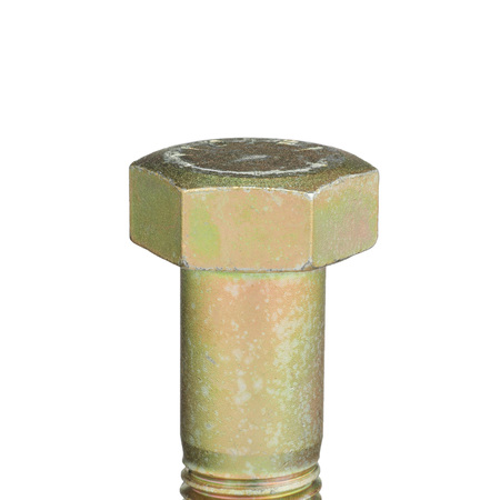 Zoro Select Grade 8, 1-1/4"-7 Hex Head Cap Screw, Zinc Yellow Steel, 5 in L U04104.125.0500