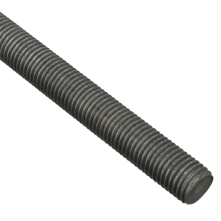 Zoro Select Fully Threaded Rod, 1"-8, 3 ft, Steel, Grade A, Plain Finish U20200.100.3600