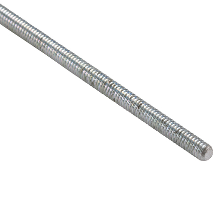 Zoro Select Fully Threaded Rod, 8-32, 3 ft, Steel, Grade A, Zinc Plated Finish U20300.016.3600