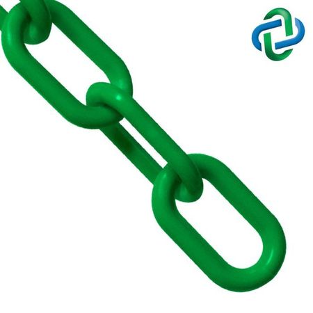 MR. CHAIN Green Plastic Chain 3"(#10, 76 mm)x100 80004-100