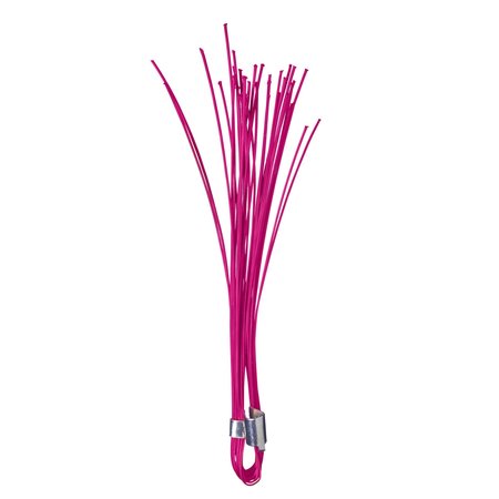 MUTUAL INDUSTRIES Stake Whiskers, 6", Glo Pink, 500/Box 15900-175