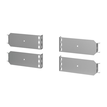 Frame-Reducing Brackets For Frames Or Grid Straps, 200mm + 200mm, Stee