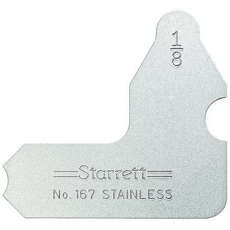 STARRETT Radius Gage 167-1/8