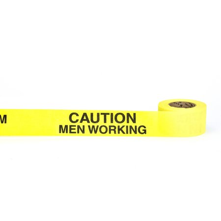 MUTUAL INDUSTRIES Caution Men Working Overhead- Repulpable Tape 30Bx (2Boxes) M17771-45-2000