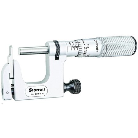 Starrett Micrometer Multi-Anvil 220XFL-1