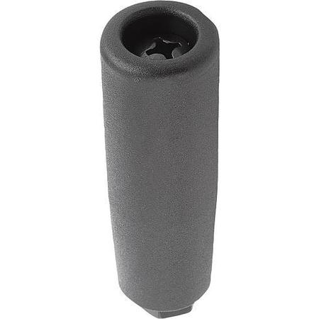 KIPP Cylinder Grip Fold-Down D=M06, Form: A Thermoplastic, Comp: Steel K0775.06200490