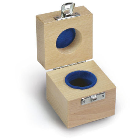 KERN Wooden box 1 x 20 g E1 + E2 + F1, uphols 317-050-100