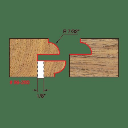 Freud Recoverable Bead Glass Door Bit Sets, 2- 99-280